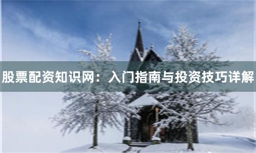 股票配资知识网：入门指南与投资技巧详解
